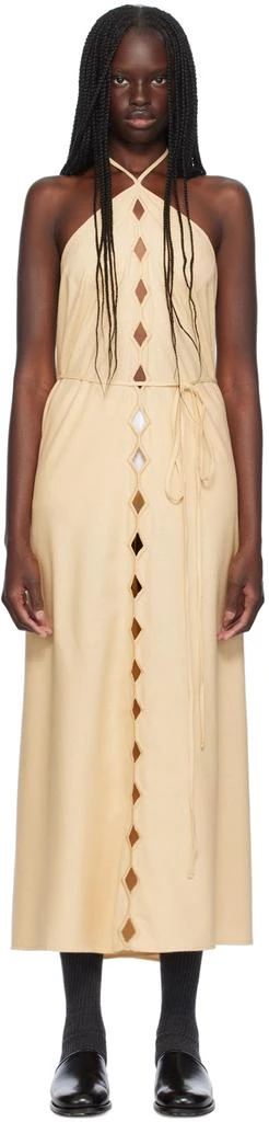 Baserange Yellow Cessa Ligo Maxi Dress 1