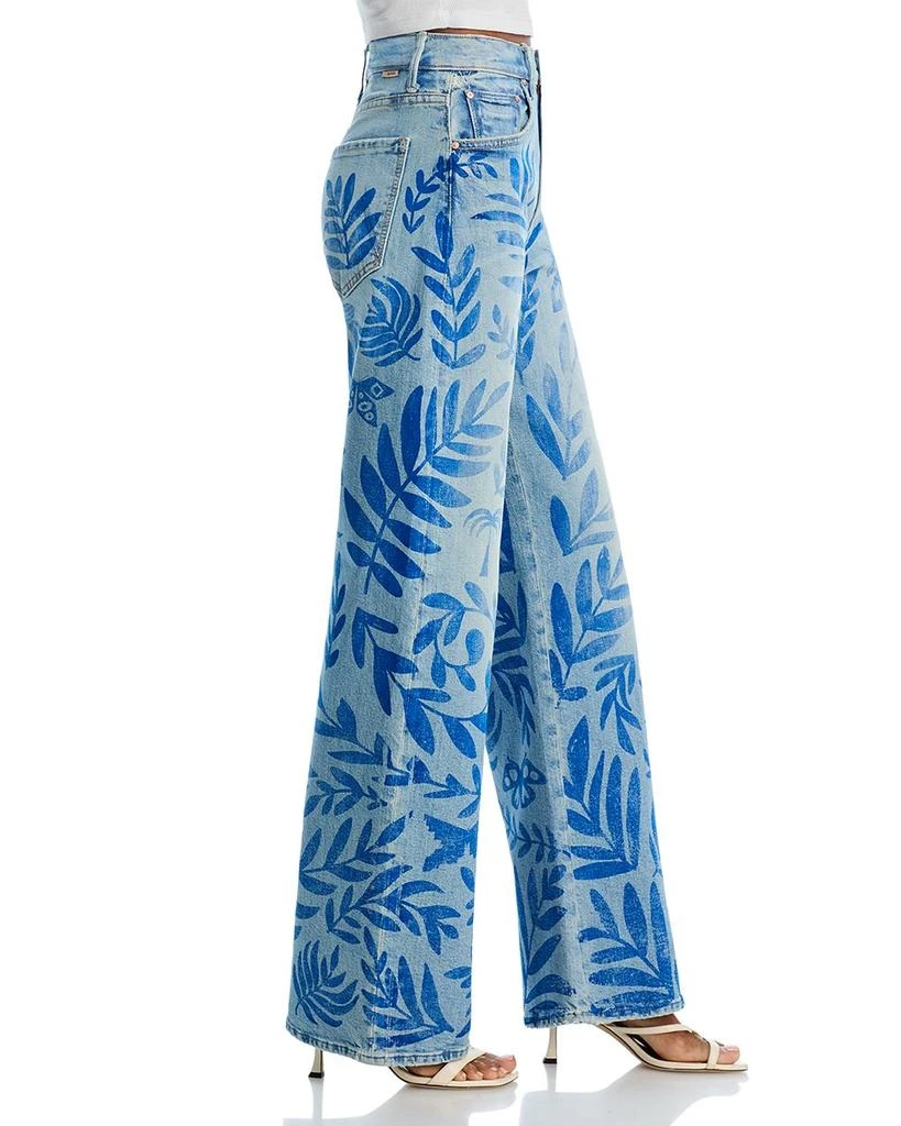 MOTHER The Lasso Sneak Jeans in Pressed Leaves 4