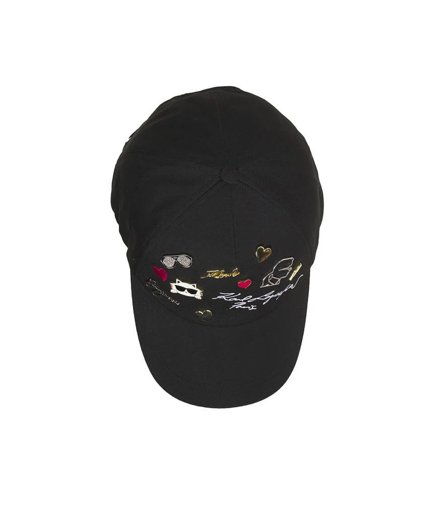 Karl Lagerfeld Paris CATE PINS BASEBALL CAP 4