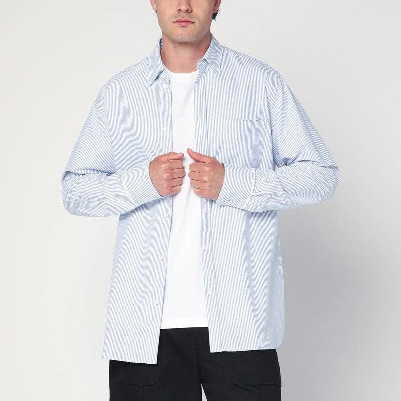 Golden Goose Men's /blue Striped Shirt 1