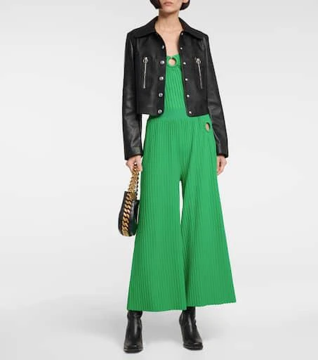 Stella McCartney Ribbed-knit culottes 2