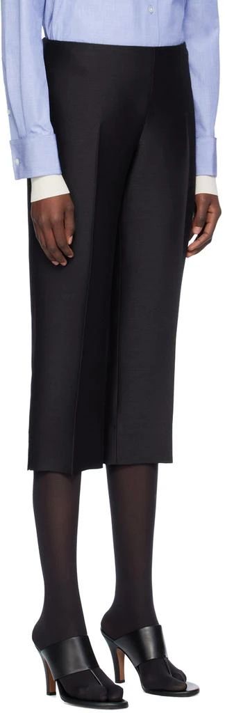 The Row Black Adelie Trousers 2