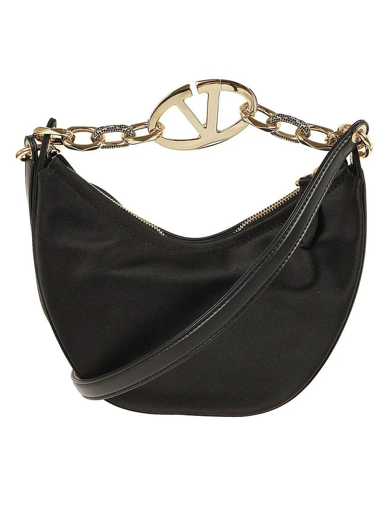 Valentino Valentino VLogo Plaque Zip-Up Tote Bag 2