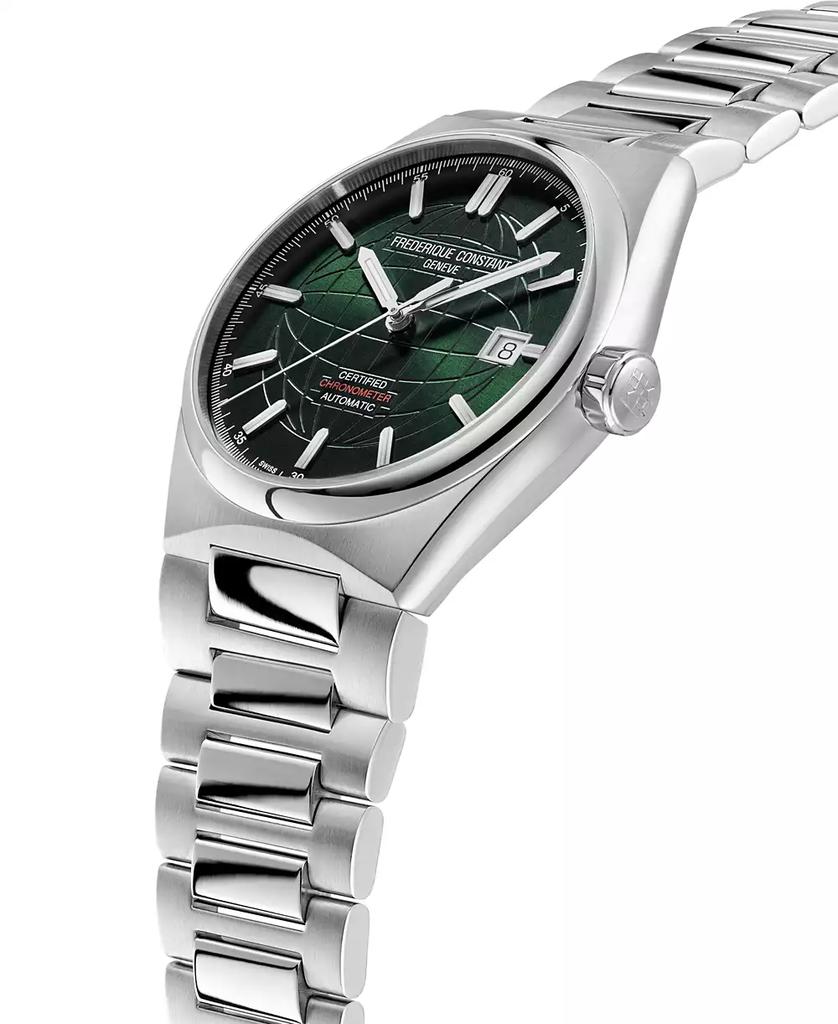 Frederique Constant Men's Swiss Automatic Highlife COSC Stainless Steel Bracelet Watch 39mm
