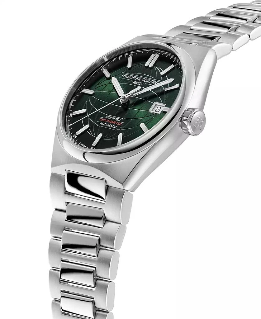 Frederique Constant Men's Swiss Automatic Highlife COSC Stainless Steel Bracelet Watch 39mm 2