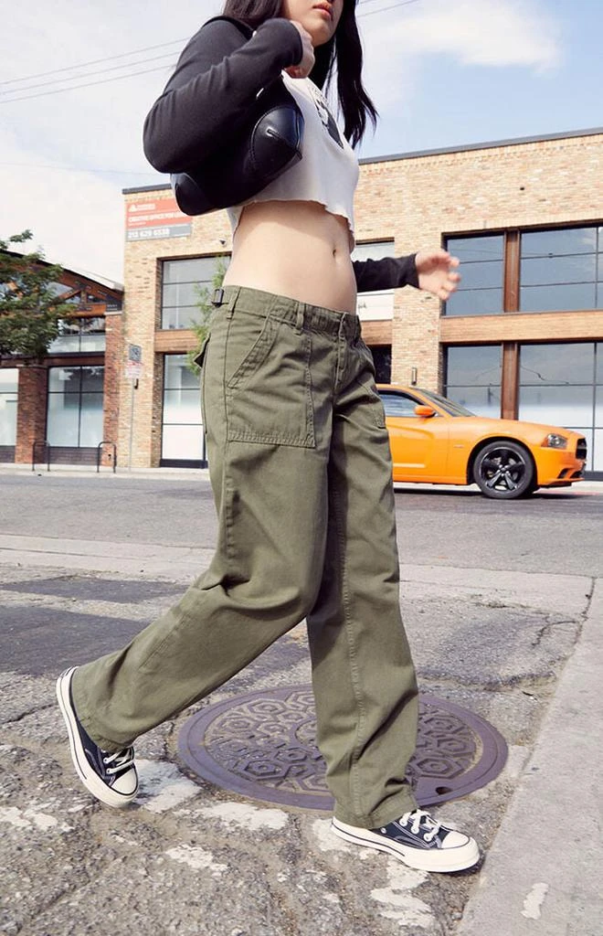 John Galt Green Parker Cargo Pants 1