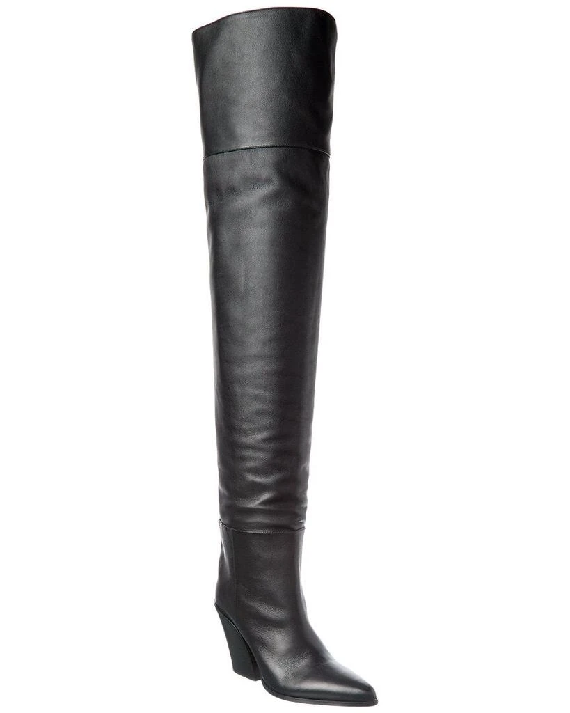 Jimmy Choo Maceo 85 Leather Over-The-Knee Boot 1