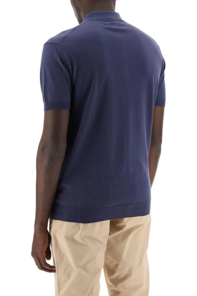 Baracuta cotton knit polo shirt 3