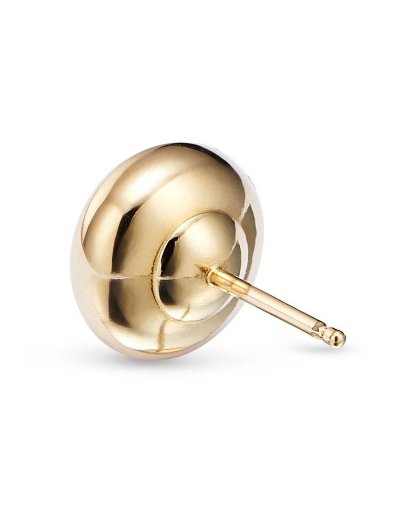 Bloomingdale's 14K Yellow Gold Flat Ball Stud Earrings 4