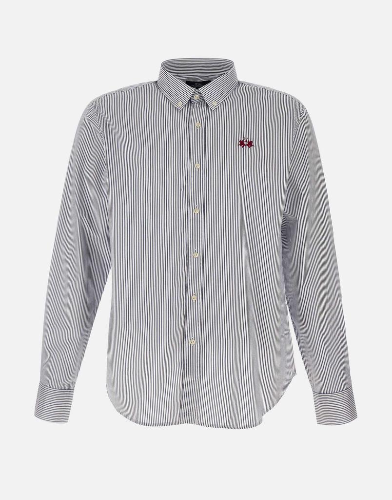 LA MARTINA Cotton twill shirt