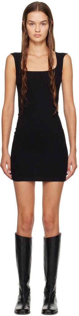 Gil Rodriguez Black 'El Tigre' Minidress