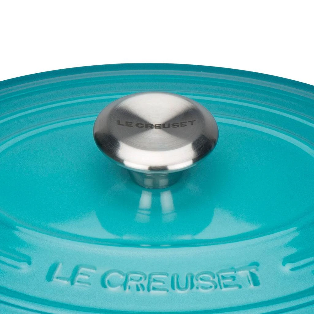 Le Creuset Signature Cast Iron Oval Casserole - 27cm - Bamboo Green 4