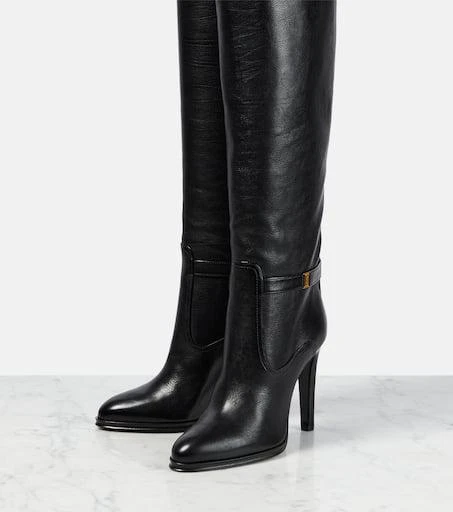 Yves Saint Laurent Diane 105 leather knee-high boots 5