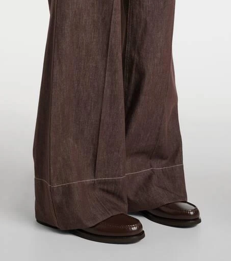 Brunello Cucinelli Mid-rise wide-leg jeans 5