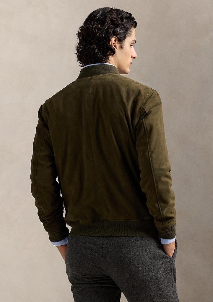 Ralph Lauren Suede Bomber Jacket