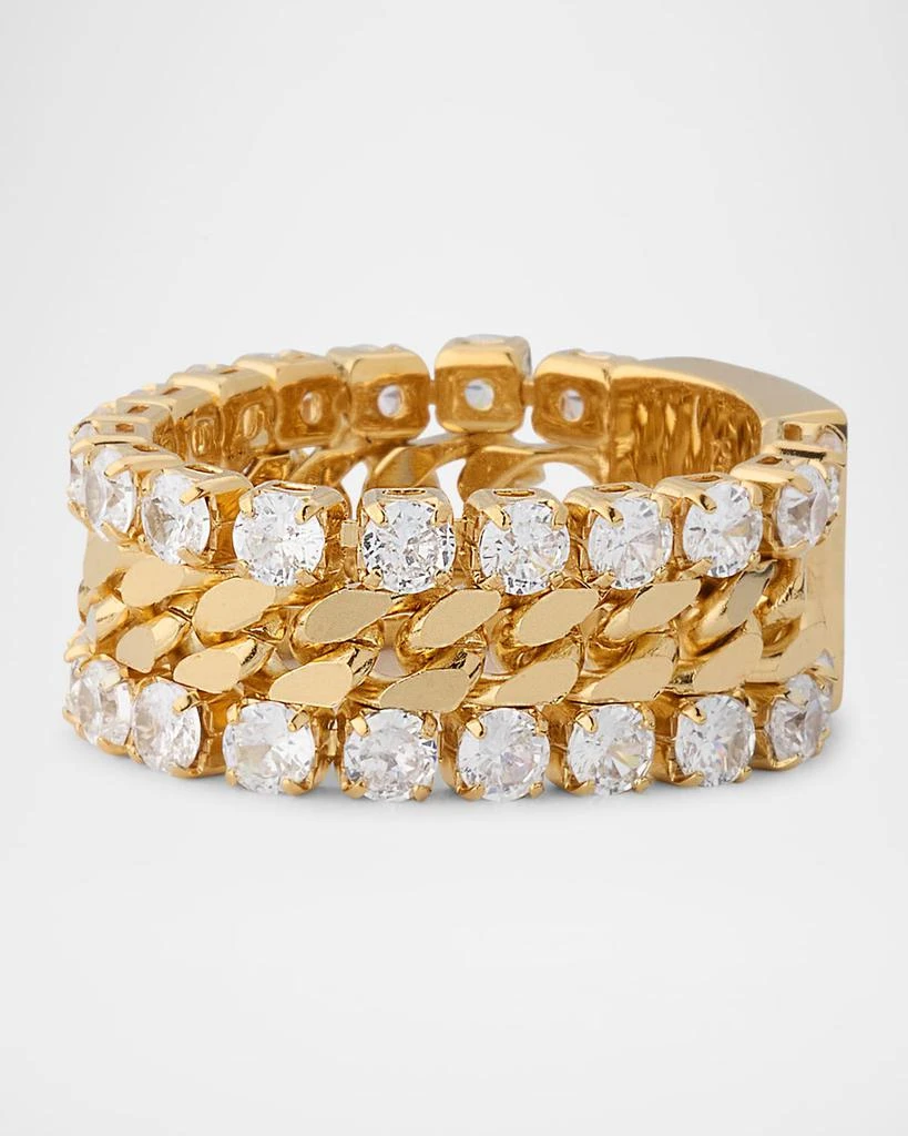 Givenchy 4G Crystal Statement Ring 4