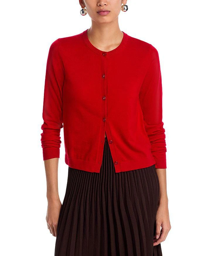 Jason Wu Long Sleeve Merino Wool Cardigan Sweater