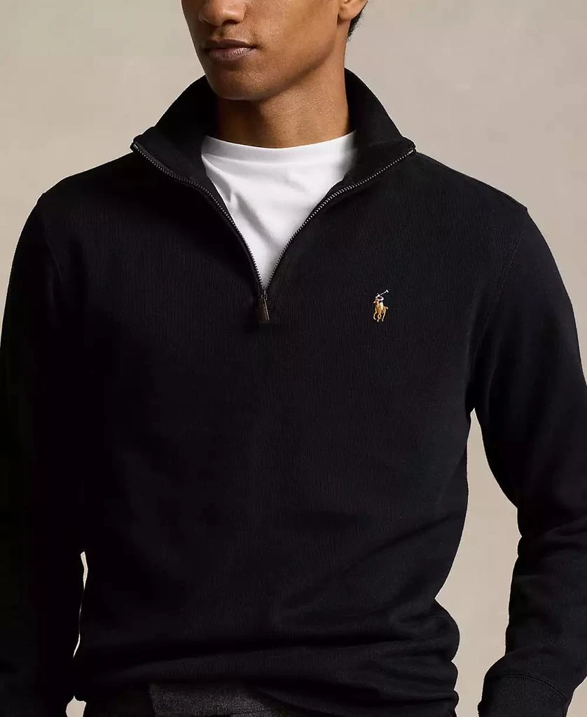 Ralph Lauren Men's Estate-Rib Cotton Quarter-Zip Pullover 3