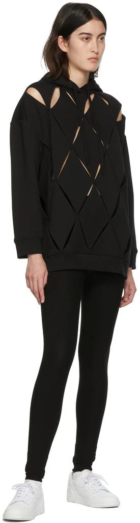 Valentino Black Viscose Jersey Leggings 4