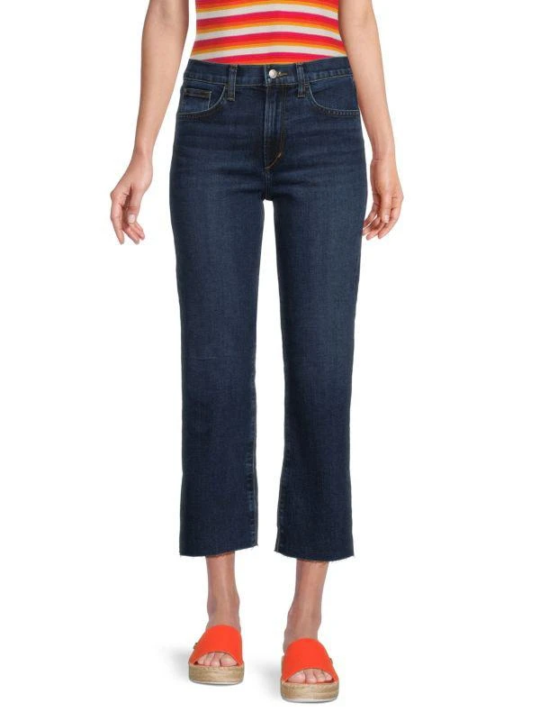 Joe's Jeans Dark Wash High Rise Cropped Jeans 1