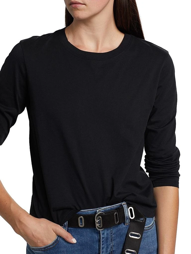 FRAME Cotton-Jersey Long-Sleeve Top 6