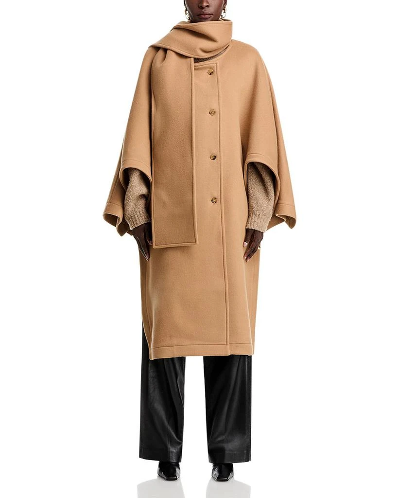 A.W.A.K.E. Mode Wool Poncho Coat 7
