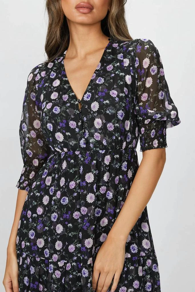 The Kooples The Kooples - PRINTED MIDI DRESS 4