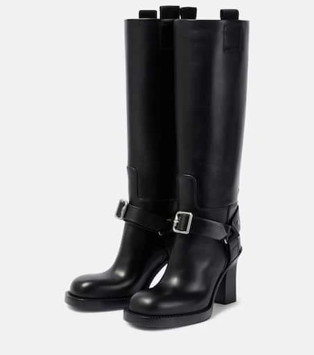 Burberry Stirrup leather knee-high boots 5