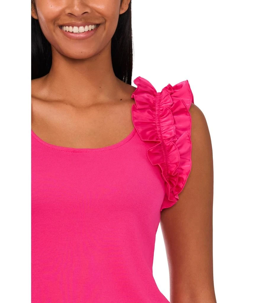 CeCe Ruffle Rib Tank 3