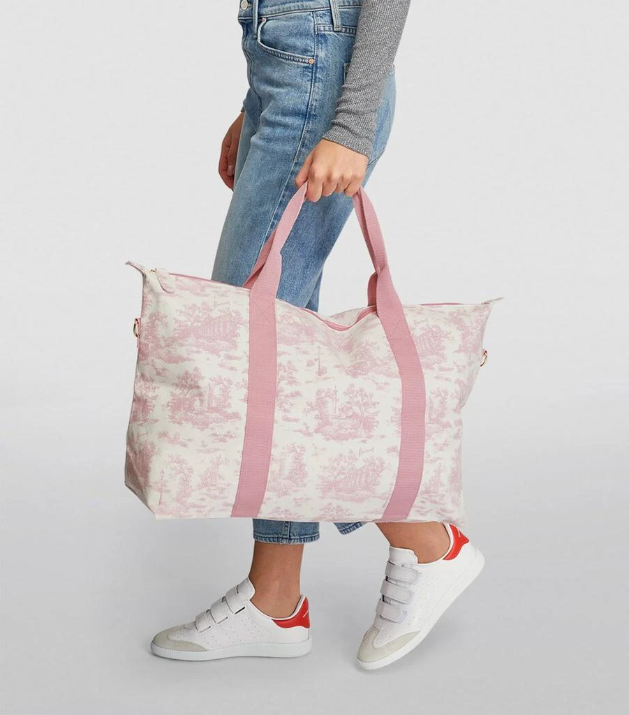 Harrods Toile Foldable Overnight Bag 2