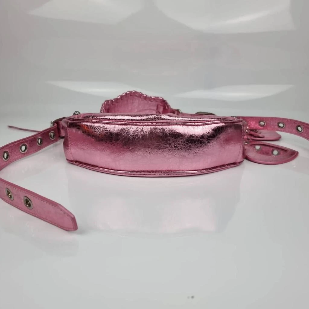 INZI Rhinestone Accents Crossbody Bag In Pink 3