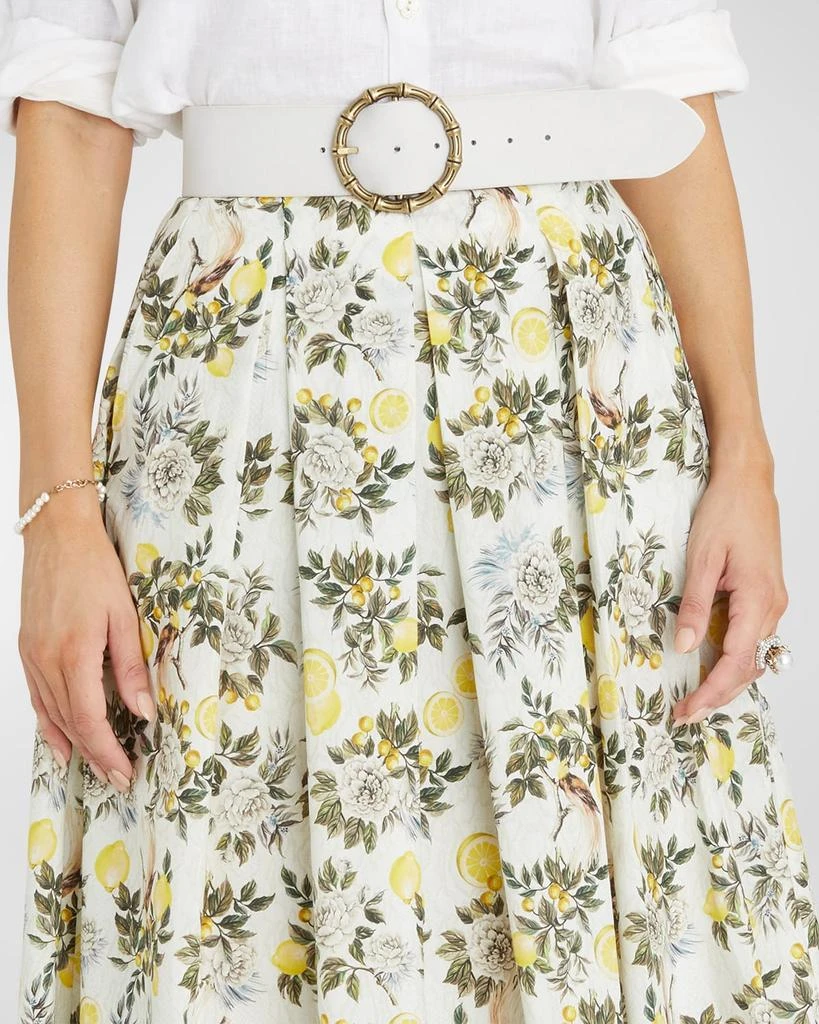 Aqua Blu Australia Clementine Annette Pleated Maxi Skirt 3