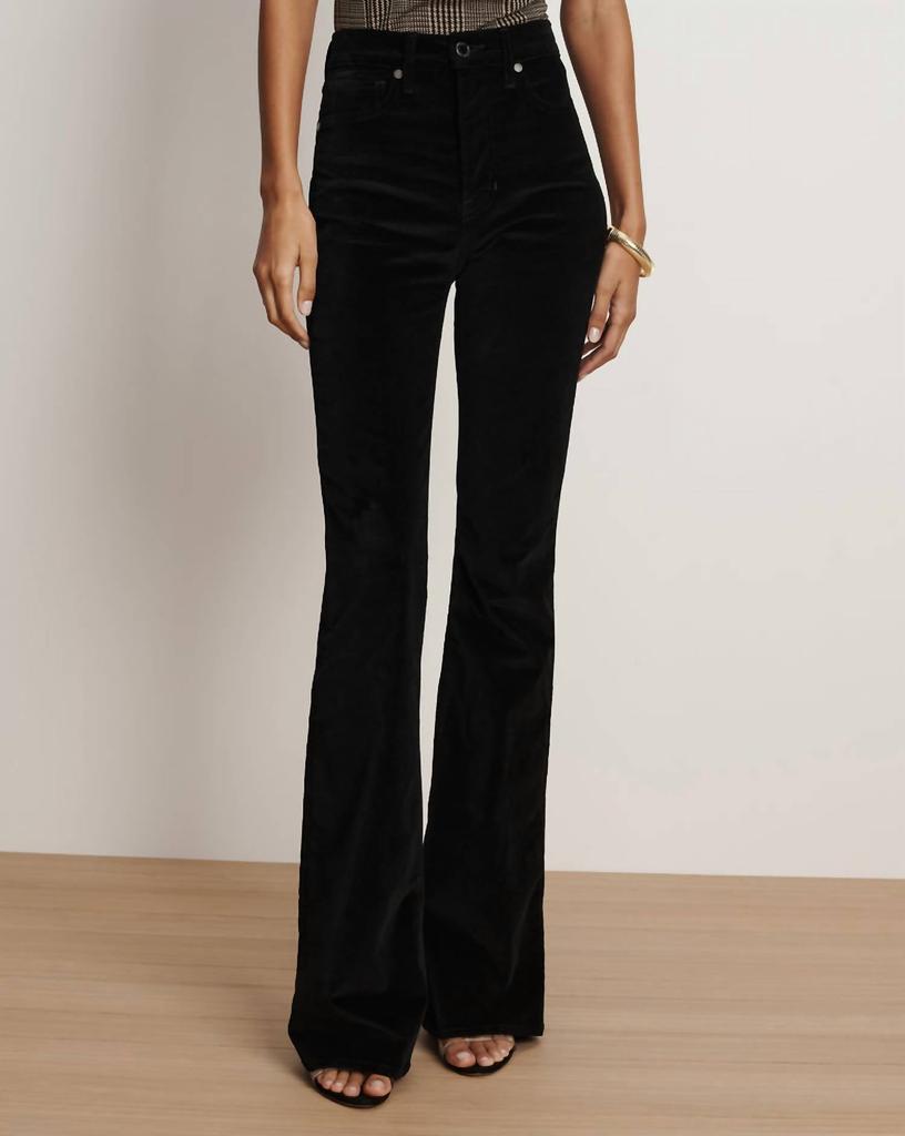 VERONICA BEARD Veronica Beard - Beverly Velvet Skinny Flare Pants