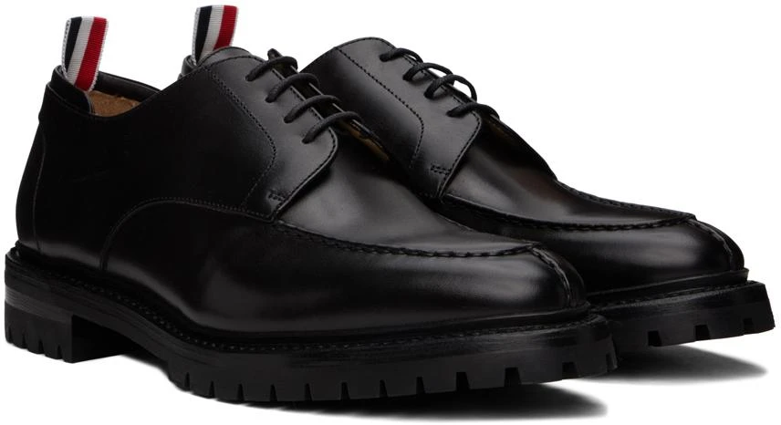 Thom Browne Black Commando Sole Apron Stitch Derbys 4