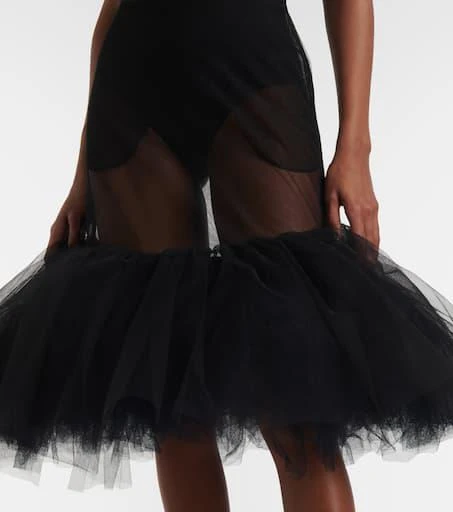Simone Rocha Tulle-trimmed slip dress 5