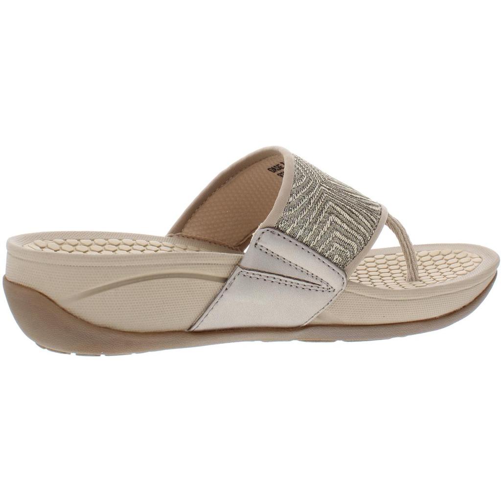 Baretraps Dasie Womens Metallic Slip On Thong Sandals