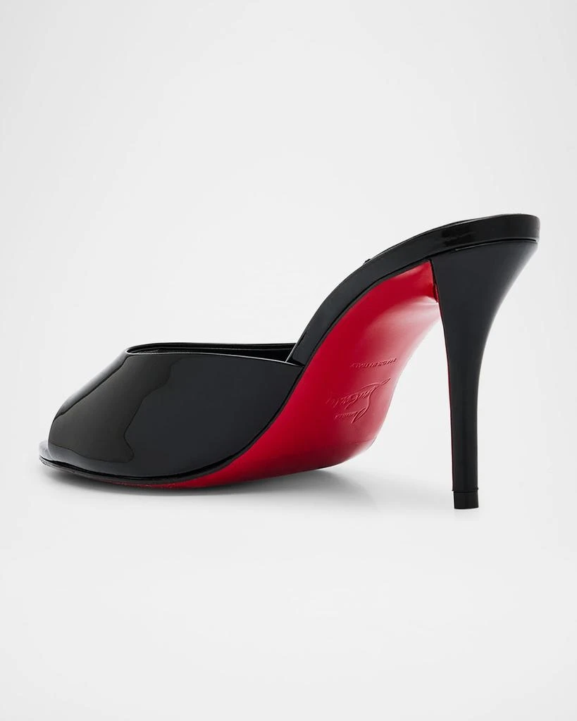 Christian Louboutin Miss Z Patent Red Sole Mule Sandals 4