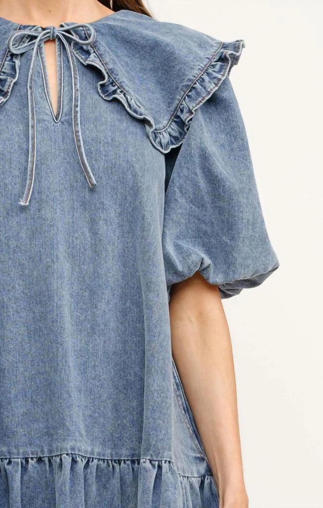 Mint Girls Mint Girls - Cecilie Puff Sleeve Mini Dress 5