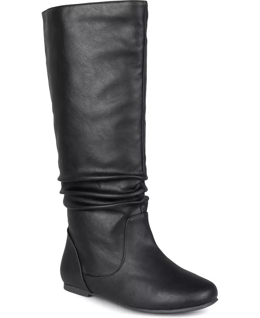 Journee Collection Women's Jayne Wide Calf Slouchy Knee High Boots 1