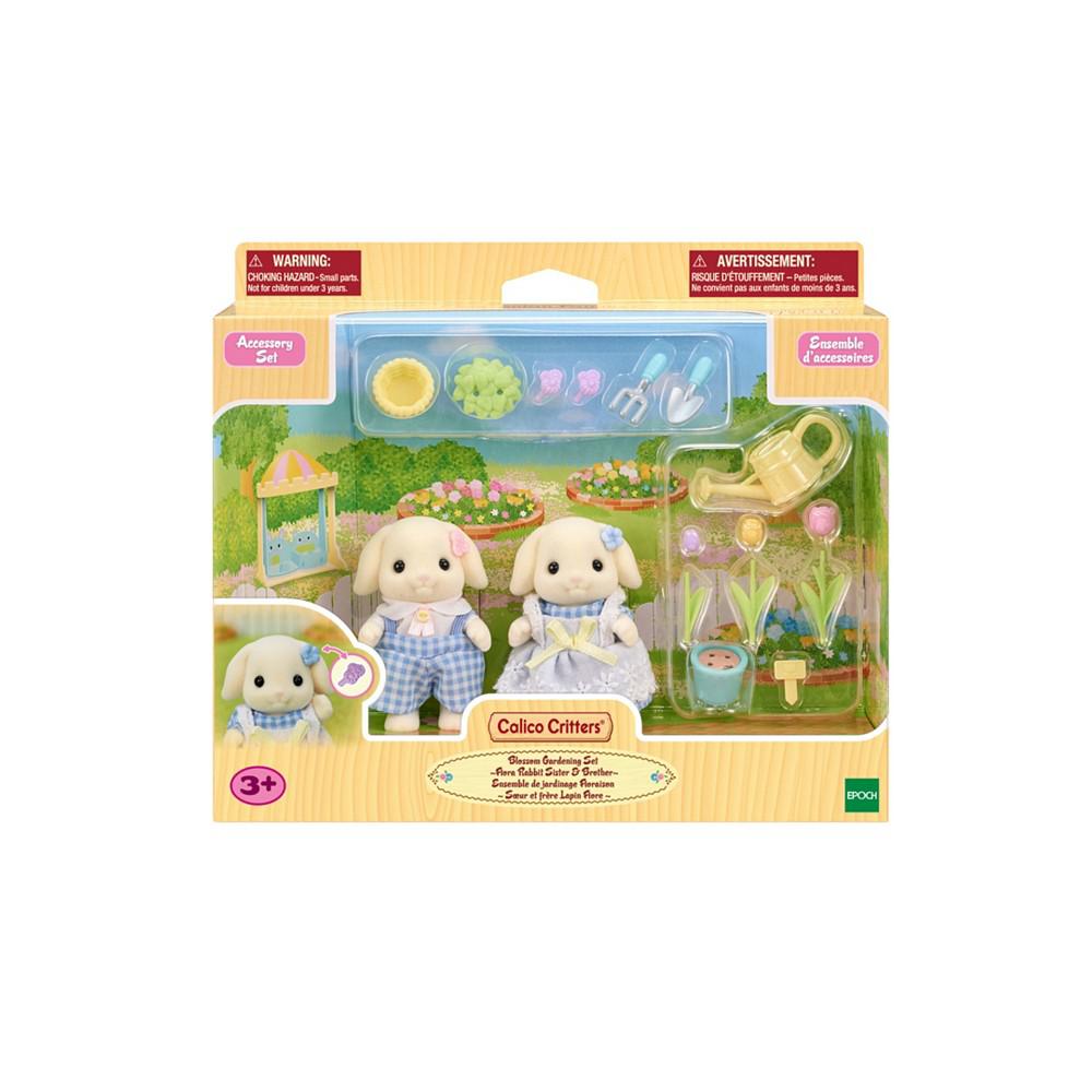 Calico Critters Blossom Gardening Set -Flora Rabbit Sister Brother-