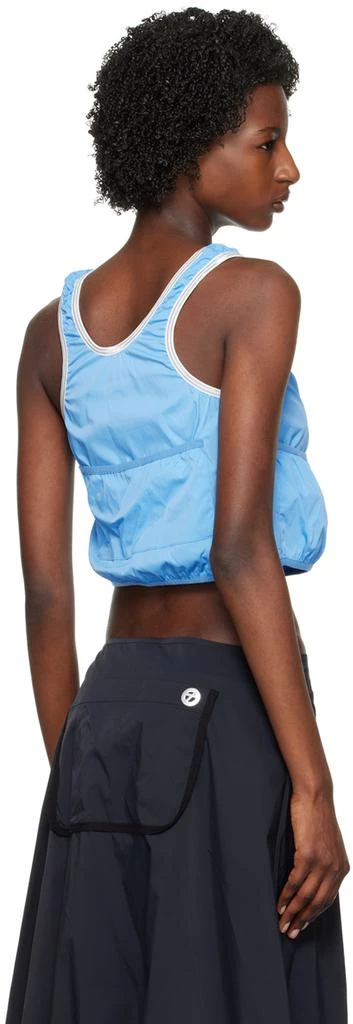 TheOpen Product Blue Shirring Vest 3