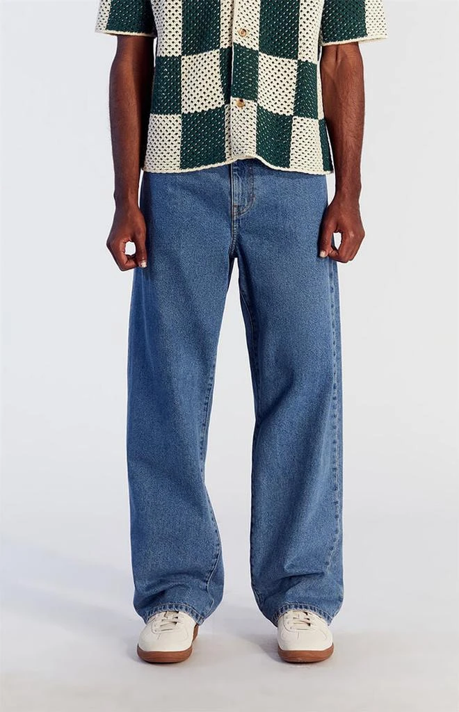 PacSun Medium Indigo Wash Baggy Jeans 1