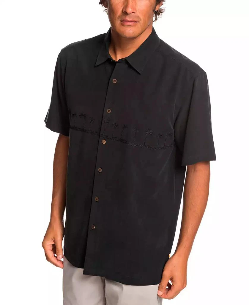 Quiksilver Quiksilver Men's Tahiti Palms Short Sleeve Shirt 5