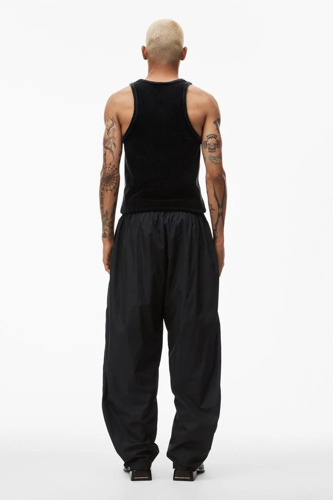 Alexander Wang articulated track pant in crisp nylon 5
