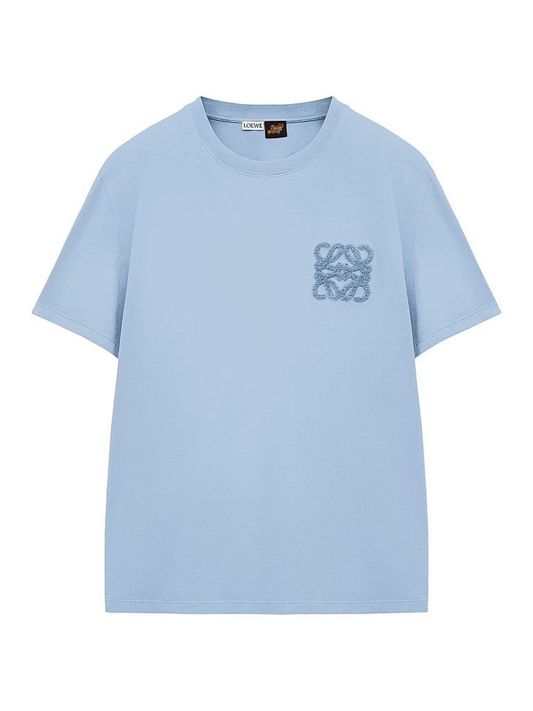 ★人気★【LOEWE】BROOKS PINES Tシャツ Loewe Men's Brooks Pines T-Shirt in Grey Melange Loewe
