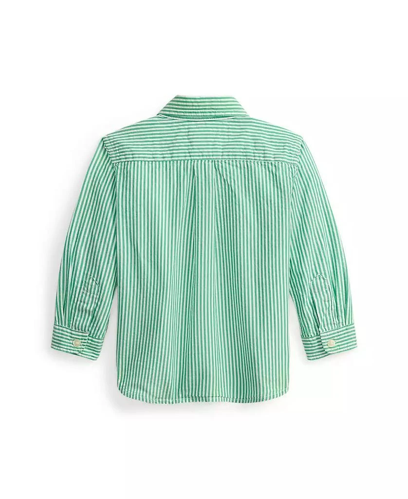 Ralph Lauren Baby Boys
 Striped Cotton Collared Seersucker Shirt 2
