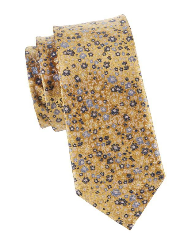 Saks Fifth Avenue Ditsy Silk Tie 1