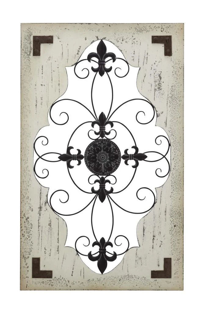 SONOMA SAGE HOME Cream Fir Rustic Ornamental Wall Decor 1