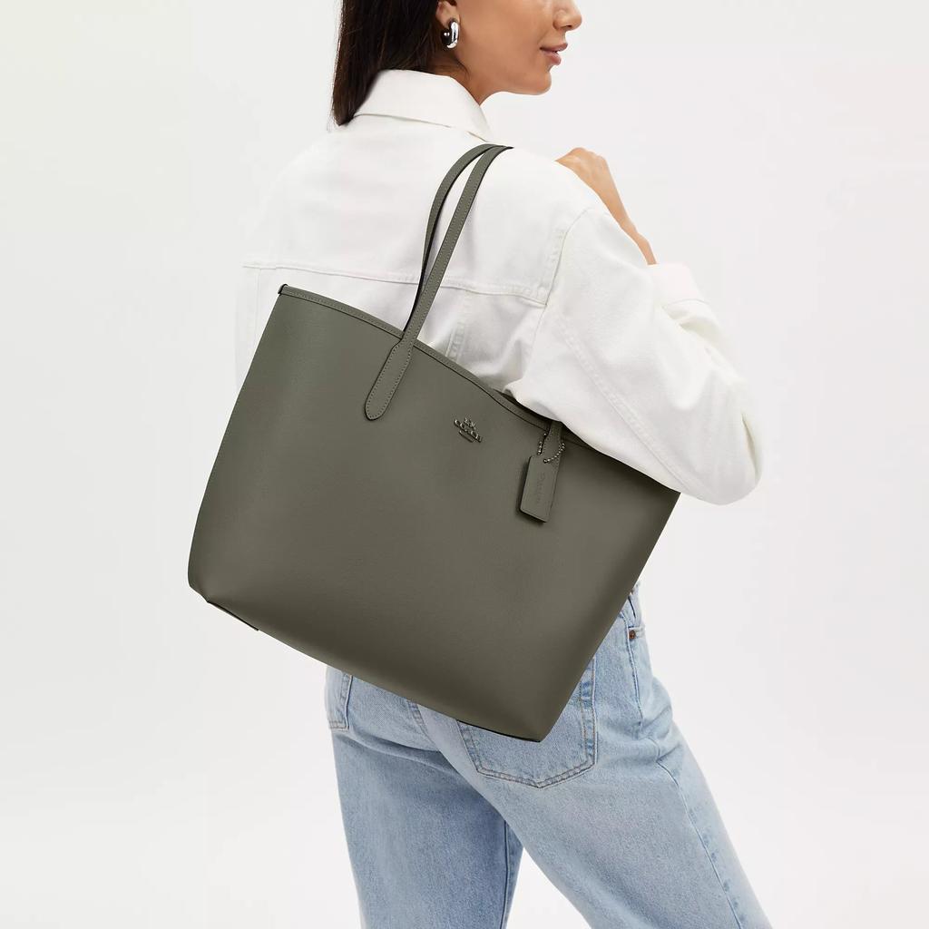 Coach City Tote silver/maple One Size - Tote Bags - Free