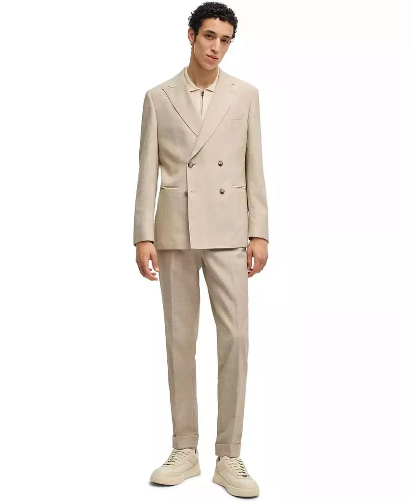 Hugo Boss Men's Patterned Tweed Two-Piece Suit 1